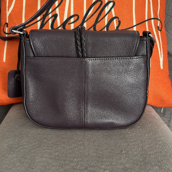 Clarks small purse crossbody in plum - Picture 3 of 7